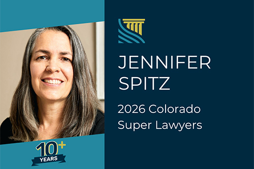 Jennifer Spitz included on the 2026 Colorado Super Lawyers list